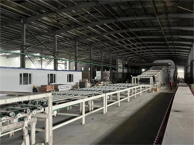 Línea de producción de paneles de yeso