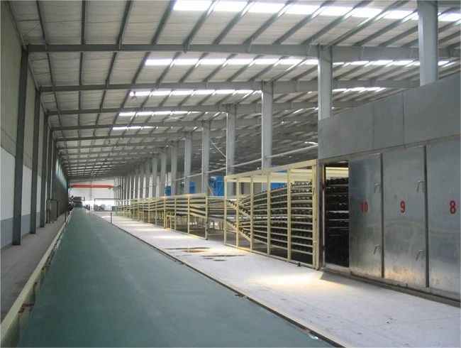 Se utiliza para producir máquinas para fabricar paneles de yeso